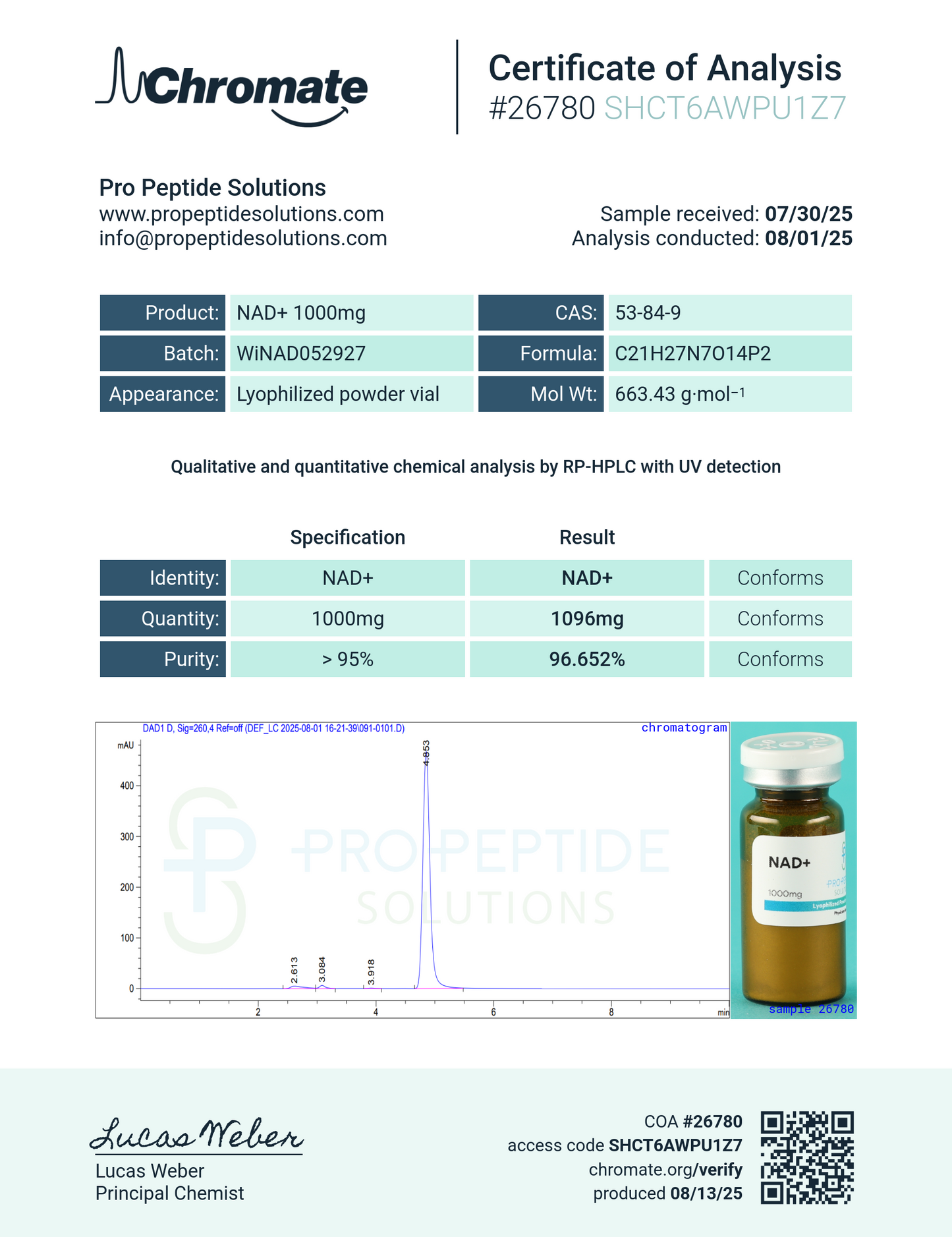 NAD+ (1000mg)