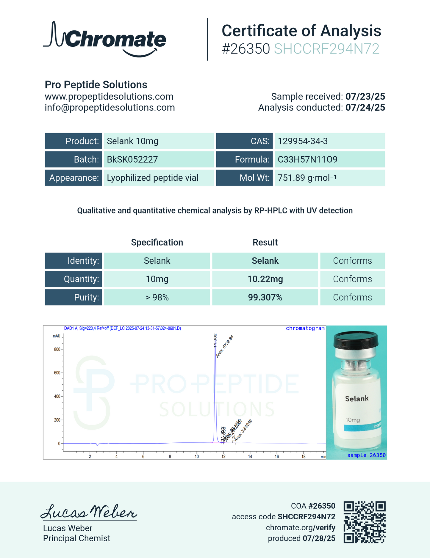 Selank (10mg)