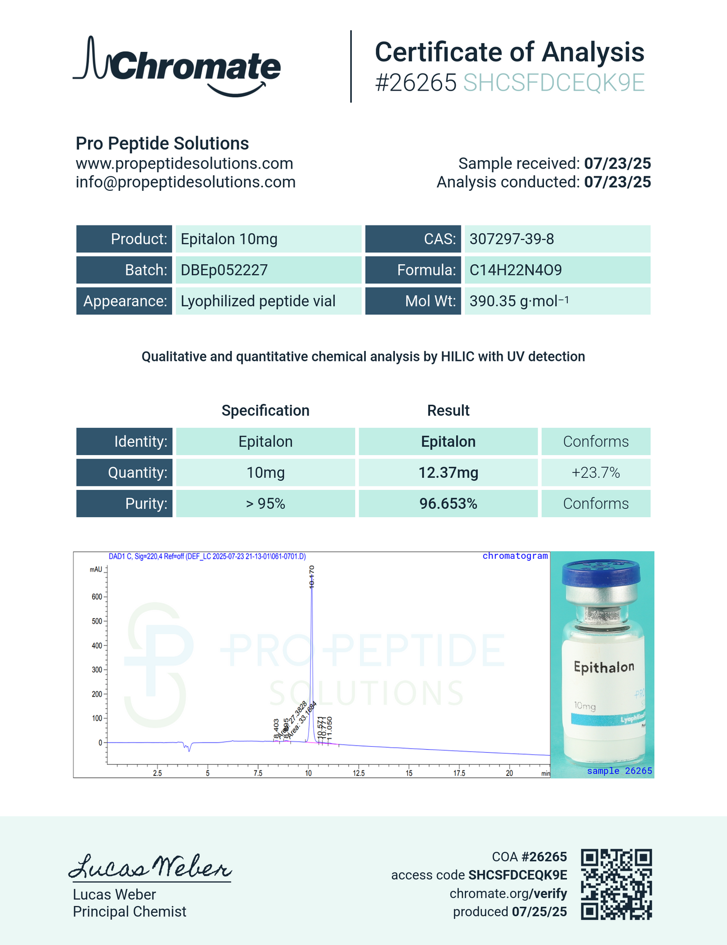 Epithalon (10mg)