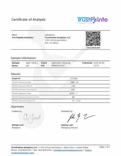 Ipamorelin (10mg)